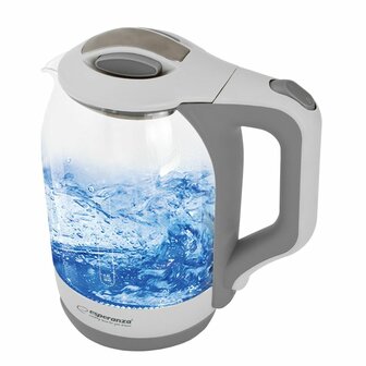 Waterkoker Esperanza EKK025W  Wit Glas Plastic 1500 W 1,7 L 1