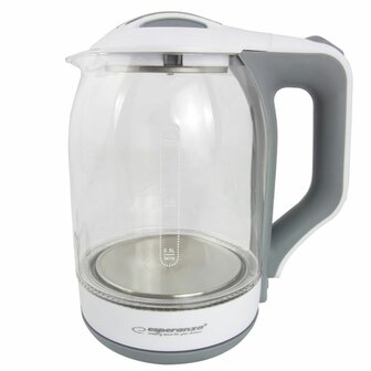 Waterkoker Esperanza EKK025W  Wit Glas Plastic 1500 W 1,7 L 2