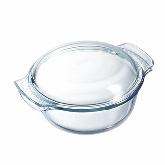 Ovenschaal Pyrex Classic Vidrio Transparant Glas 33 x 26 x 12 cm Met deksel (3 Stuks) 2