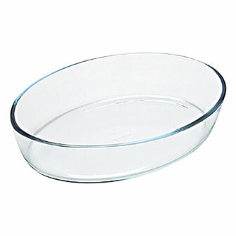 Ovenschaal Pyrex Classic Vidrio Transparant Glas Ovaalvormig 35 x 24 x 7 cm (6 Stuks) 2