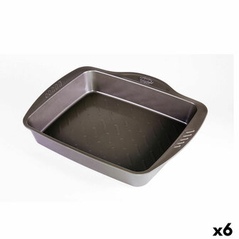 Ovenschaal Pyrex Asimetria Rechthoekig Metaal 6 Stuks 40 x 31 cm 1
