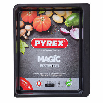Ovenschaal Pyrex Magic Rechthoekig Metaal 6 Stuks 40 x 31 cm 2