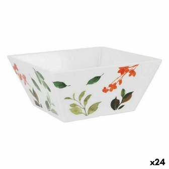 Aperitiefschaaltje La Mediterr&aacute;nea Petunia Melamine Helderheid 18 x 18 x 8 cm (24 Stuks) 1