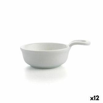 Kom Quid Select Mini Keramisch Wit 8,5 cm (12 Stuks) 1