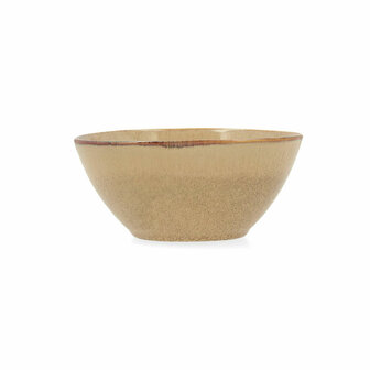 Kom Bidasoa Ikonic Keramisch Bruin (15,8 x 15 x 7 cm) (Pack 6x) 1