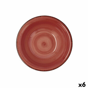 Kom Quid Vita Keramisch Rood (18 cm) (Pack 6x) 2
