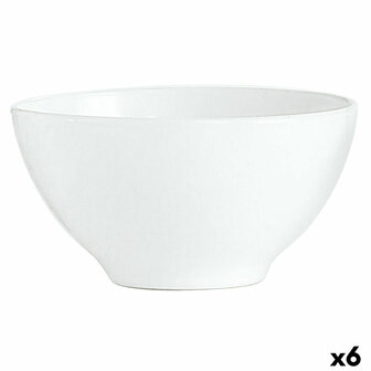 Kom Luminarc Blanc Ontbijt Wit Glas (500 ml) (6 Stuks) 1