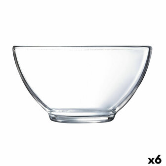Kom Luminarc Ariba Transparant Glas 500 ml (6 Stuks) 1