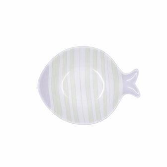 Kom Quid Kaleido Tweekleurig Keramisch Vis 15 x 13 x 4 cm (4 Stuks) 6