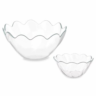 Kommenset Hasir Transparant Glas (2 Stuks) 3