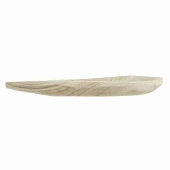 Snackdienblad DKD Home Decor Lichtbruin Natuurlijk Hart Tropisch 35 x 24 x 4 cm 2