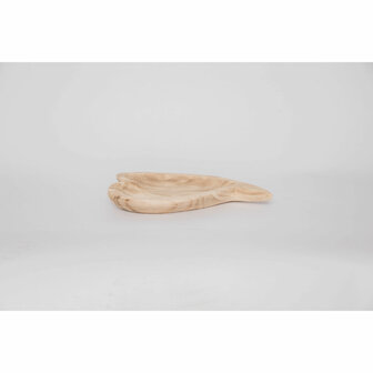 Snackdienblad DKD Home Decor Lichtbruin Natuurlijk Hart Tropisch 35 x 24 x 4 cm 3