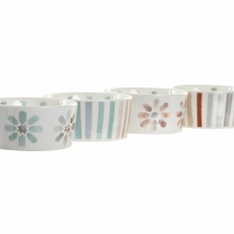 Snackdienblad DKD Home Decor 19,7 x 19,7 x 1 cm Multicolour Keramiek 3