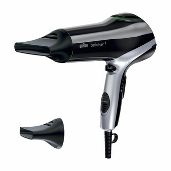 F&ouml;hn Braun HD710 Zwart Zilverkleurig 2200 W Ionisch 1