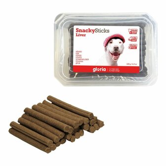 Hondensnoepjes Gloria Snackys Sticks Lever (350 g) 1