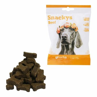 Hondensnoepjes Gloria Display Snackys 30 x 75 g Os 1
