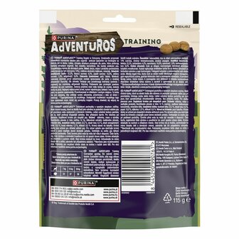Hondensnoepjes Purina Adventuros Adiestramiento venado 115 g 2