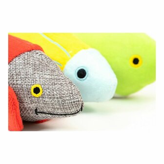 Hondenspeelgoed Gloria Linkin 6 x 8 x 25 cm Vis Polyester Polypropyleen 3