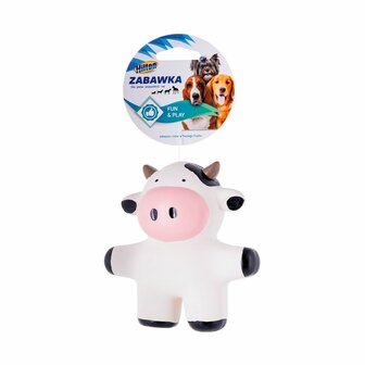 Hondenspeelgoed Hilton Cow Wit Zwart Latex 2