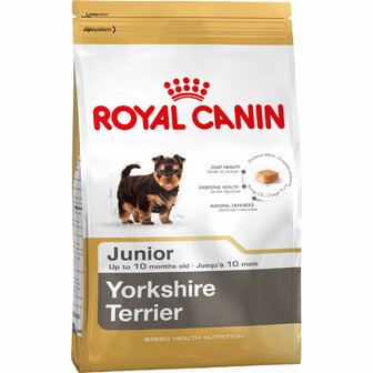 Voer Royal Canin Yorkshire Terrier Junior Puppy/junior Kip Vlees Rijst Vogels 1,5 Kg 1