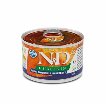 Natvoer Farmina   Bosbessen Lam Pompoen 140 g 1