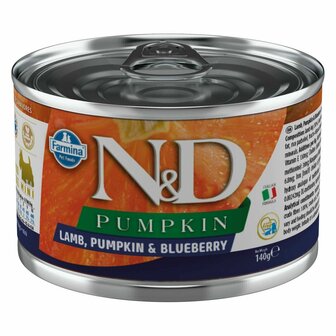 Natvoer Farmina   Bosbessen Lam Pompoen 140 g 2