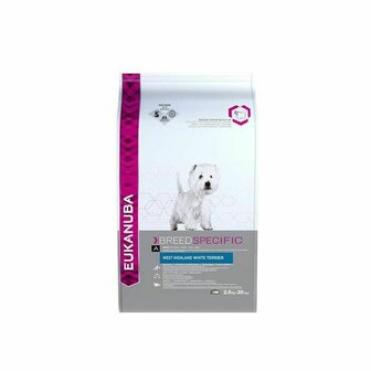 Voer Eukanuba BREED SPECIFIC Volwassen Kip Pauw 2,5 kg 1