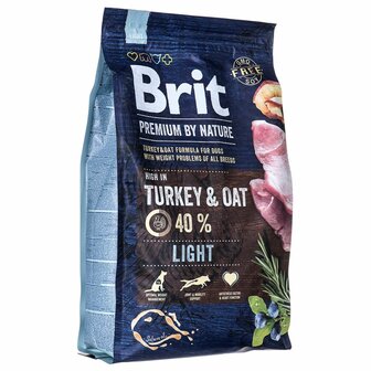 Voer Brit Premium by Nature Light Volwassen Pauw 3 Kg 1
