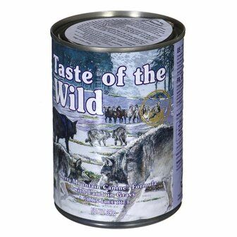 Natvoer Taste Of The Wild Sierra Mountain Lam 390 g 2