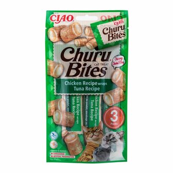Kattensnoepjes Inaba Churu Bites Kip Tonijn Vis 1