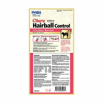 Kattensnoepjes Inaba Churu Hairball Control Kip 4 x 14 g 2