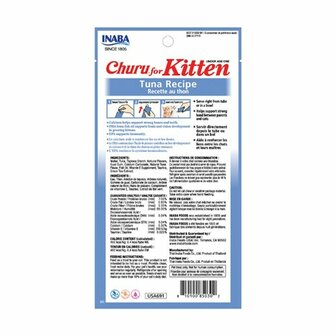 Kattensnoepjes Inaba Churu for Kitten Tonijn 4 x 14 g 2