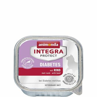 Kattenvoer Animonda Integra Protect Diabetes Kalfsvlees 100 g 100 L 1