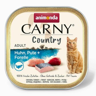 Kattenvoer Animonda Carny Country Kip 100 g 1