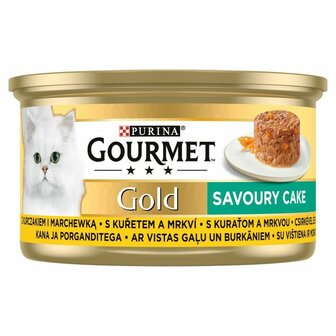 Kattenvoer Purina GOURMET GOLD Kip Wortel 85 g 1