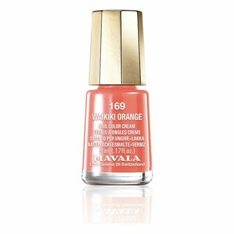 Nagellak Nail Color Cream Mavala 169-waikiki orange (5 ml) 1