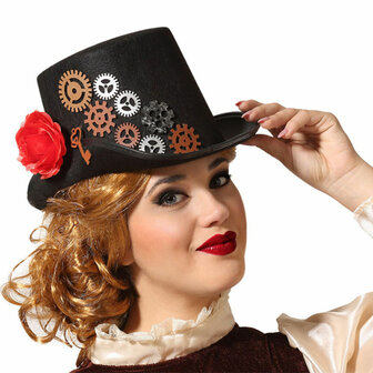 Hoed Steampunk Zwart 1