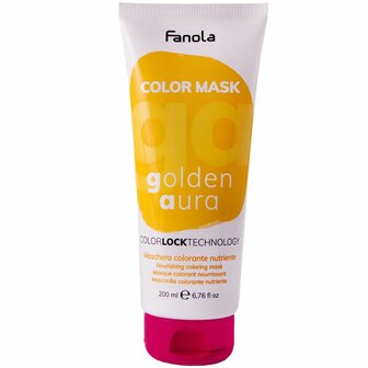 Masker met kleurpigmenten Fanola 200 ml Golden Aura 1