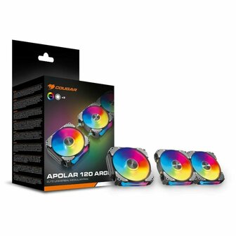 Case fan Cougar Apolar 120 &Oslash; 12 cm Zwart ARGB 1
