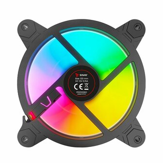 Case fan Savio FAN-01 ARGB &Oslash; 12 cm 7