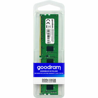 RAM geheugen GoodRam GR2400D464L17S/8G 8 GB DDR4 2400 MHz 8 GB DDR4 2400 MHz CL17 1