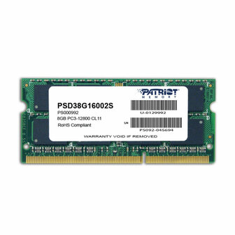 RAM geheugen Patriot Memory 8GB PC3-12800 DDR3 8 GB CL11 1