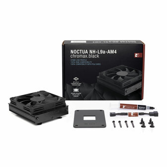 CPU-ventilator Noctua NH-L9a-AM4 chromax.black 4