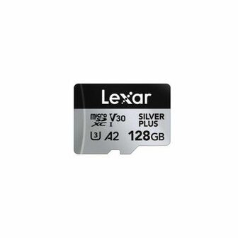Micro SD kaart Lexar LEXAR HIGH-PERFORMANCE SILVER PLUS 128 GB 1
