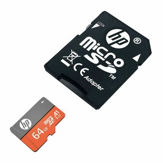 Micro SD kaart met adapter HP HFUD064-1V31A 64 GB 1