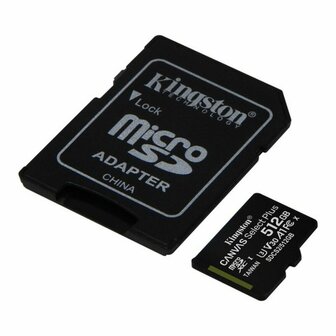 Micro SD kaart met adapter Kingston SDCS2 100 MB/s 3