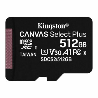 Micro SD kaart met adapter Kingston SDCS2 100 MB/s 4