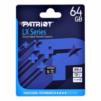 Micro SD kaart Patriot Memory PSF64GMDC10 64 GB 1