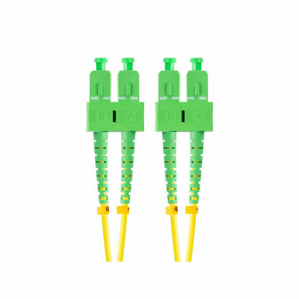 Glasvezelkabel Lanberg G657A1 (2 m) Geel Duplex 1