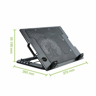 Cooling Base voor Laptop Techly ICOOL-CP12TY 3
